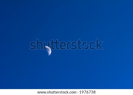 The Moon in the sky