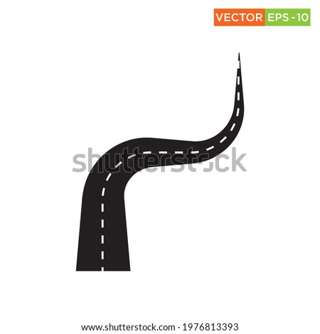 Road Icon vector eps file for web and print