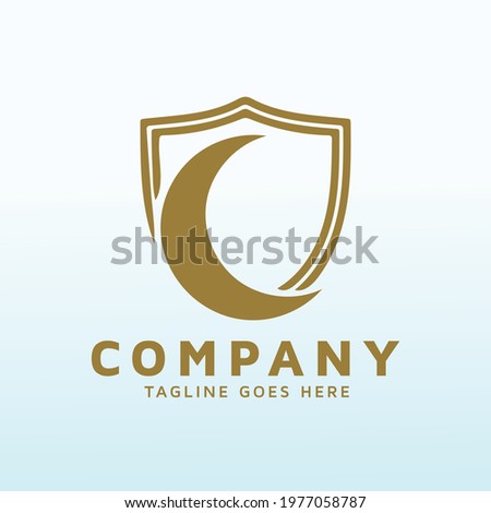 clothing brand with shield logo