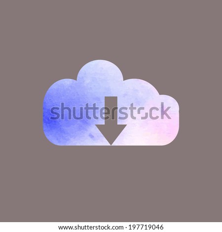 Cloud watercolor