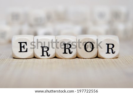 error word concept