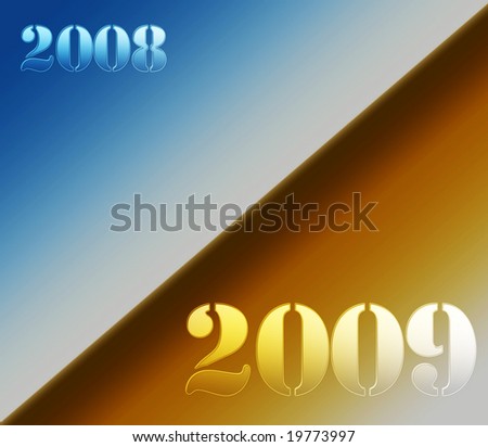 2009 new year card