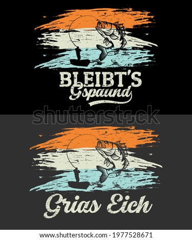 fishing t shirt design for vintage 