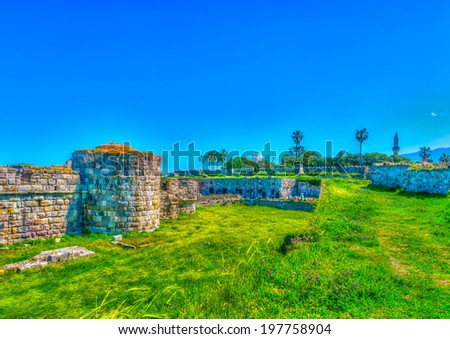 The fortress of Saint John in Kos island in Greece. HDR processed