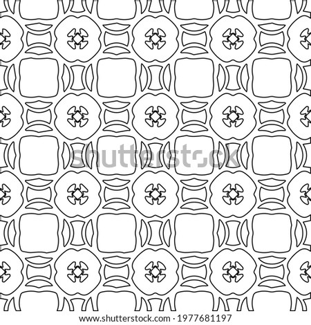 Geometric vector pattern with triangular elements. abstract picture for wallpapers and backgrounds. Black and white ornament.