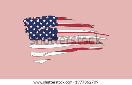 USA Distressed American Flag - Distressed American Flag, USA Vector And Clip Art