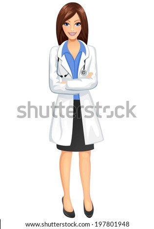 A female doctor.
