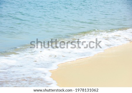 Empty sea and beach background in holiday