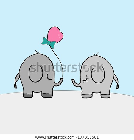 Baby Elephants - Balloon