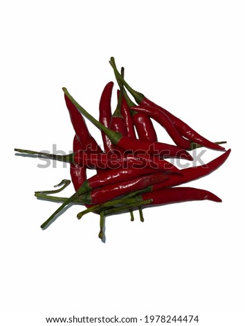 Chili is a spicy culinary ingredient.Use this picture as an illustration to introduce the ingredients.