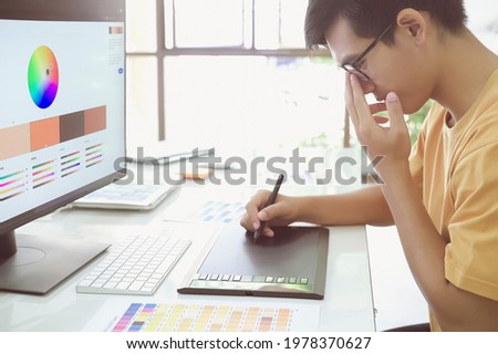 Developing programmer team typing source codes and Website design in oftware company office. Freelance Work, Web Design Business, and Web Development Concept.
