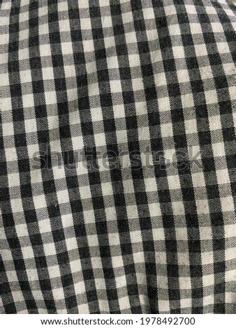Black and white plaid shirt background picture