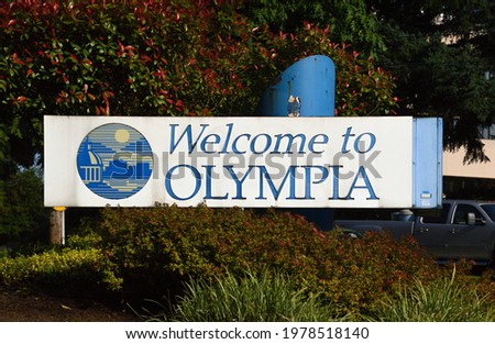 Welcome to Olympia Sign, the Capital City of Washington