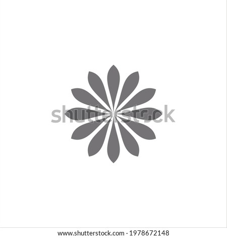 symbol logo art vector flower
