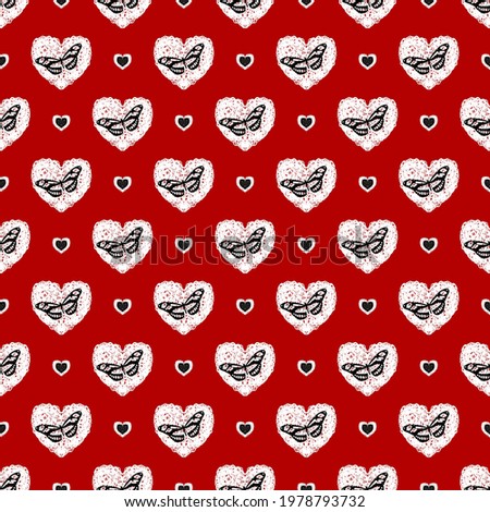 Heart vector - seamless vector background illustration pattern heart pattern