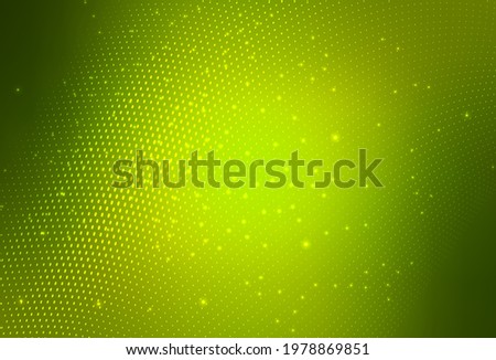 Light Green, Yellow vector Blurred bubbles on abstract background with colorful gradient. Beautiful colored illustration with blurred circles in nature style. Simple design for your web site.