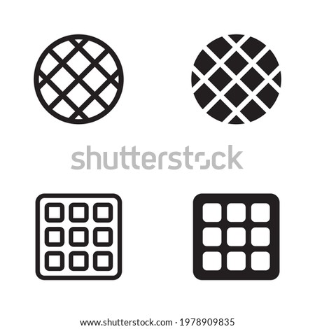 waffle icon for apps and web sites