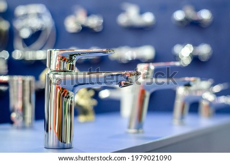 Different bathroom taps for sale.