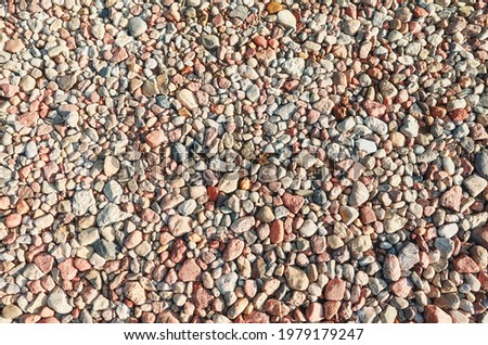 Picture of colorful pebbles, background or texture.