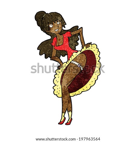 cartoon flamenco dancer