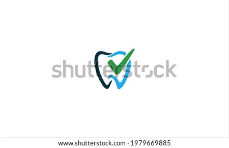 Medical Dental Clinic icon logo or Dental Care Logo Vector Design Template illustration