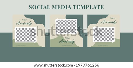 Social media advertisement template banner