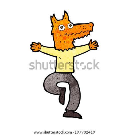cartoon fox man