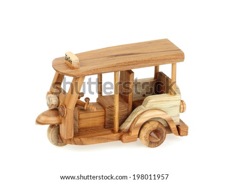 tricycle on white background