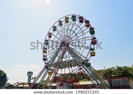 a very big Ferris wheel photo