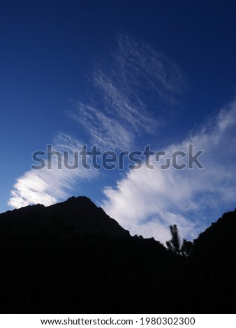 Magical clouds in Kabardino-Balkarian mountains, Russia