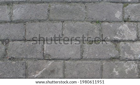 gray brick texture and background