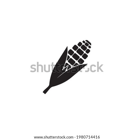 Corn icon vector illustration logo design Royalty-Free Stock Photo #1980714416