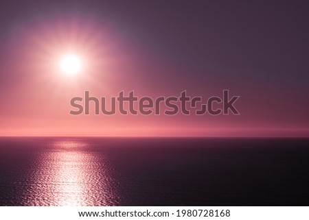 Pink Surreal Sunrise, Foreign Planet