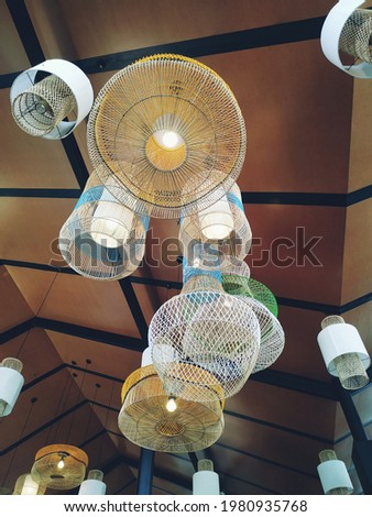 Colorfull Wodden Lantern Interior Decoration