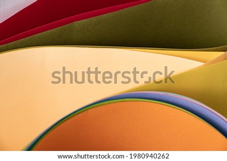 Colorful colored paper as a background material