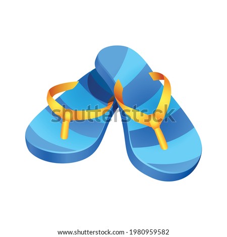 Summer Sandal Vector Design. Sandal Vector Illustration Download.