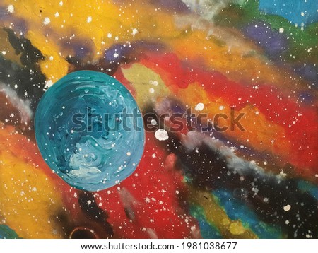 Space picture art of Abstratus