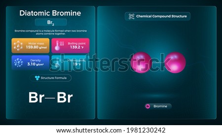 Diatomic-bromine-structure Stock Vector Images - Avopix.com