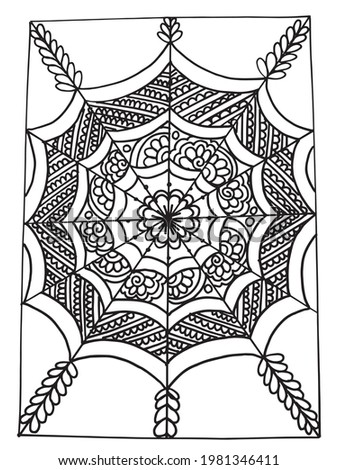 logo coloring page,flower coloring page,vector design coloring page