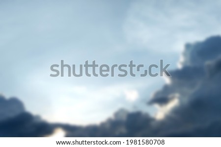 Picture blur of clouds to start gathering over your head And began to obscure the evening sky,
