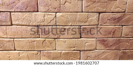 background from bricks used to decorate the house.