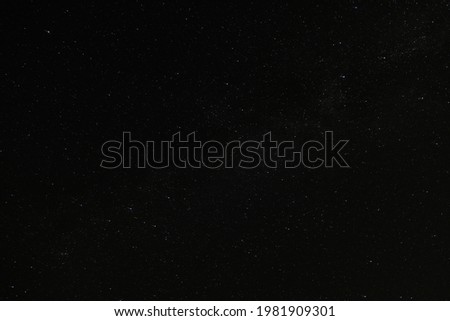 view of the starry night sky