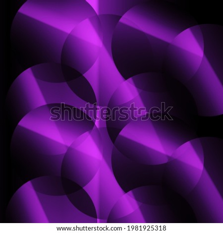 Purple gradient background. Cold shades.