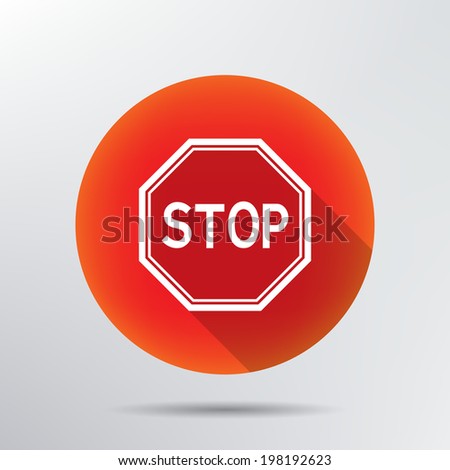 stop sign icon.
