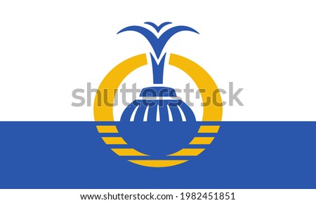 flag of orlando, usa. proportion 3:5