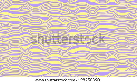 Abstract background in pink and white colors. Waves on a striped surface, vector illustration.