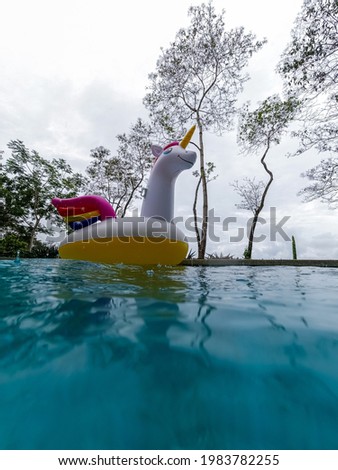 Giant Inflatable Unicorn Pool Float Floatie Ride