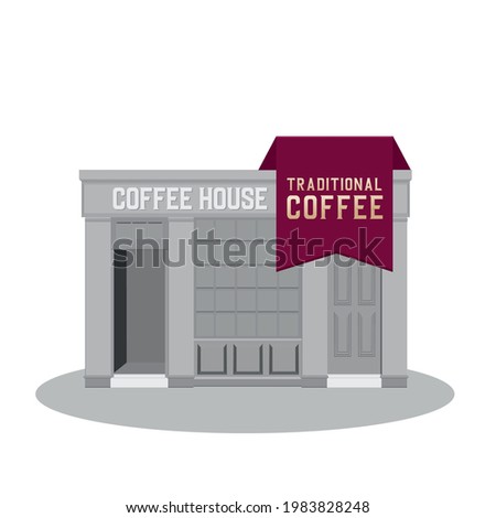 Isolated black and white basic coffee shop drink food vector illustation
