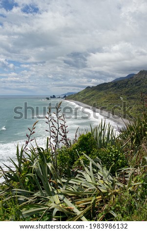 West Coast near Greymouth, Westland, South Island, New Zealand