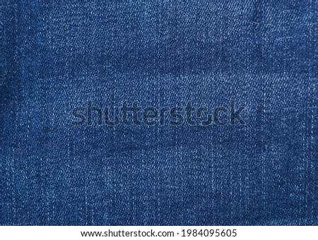 Blue Jean Background Blue Denim Pattern. Classic Jeans Texture 

